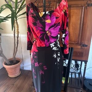 Floral Off-Shoulder Dress